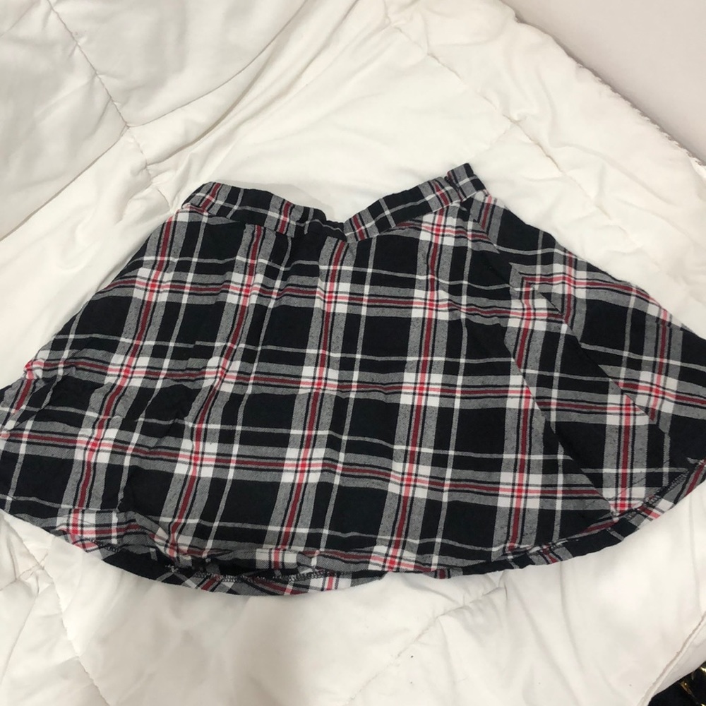 Schoolgirl mini skirt